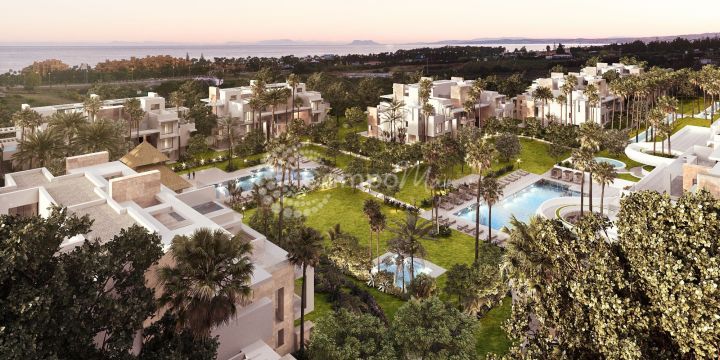 Estepona, Redefiniendo la vida contemporánea en Estepona. 140 viviendas exclusivas, ubicadas en una comunidad cerrada tropical.