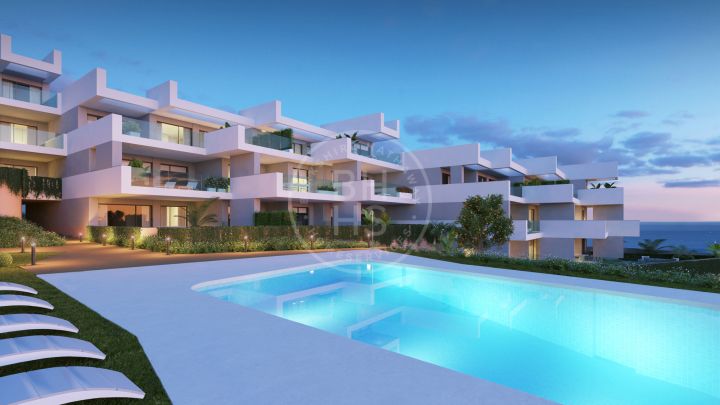 Stunning penthouse in an off-plan development with views to the Mediterranean Sea and the beaches of Manilva