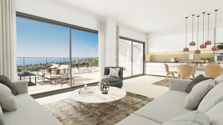 Modern garden apartment in an brand-new development with splendid sea views next to Sotogrande