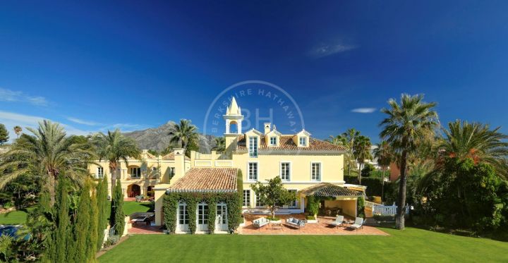 Impressive château-style villa with guest house walking distance to amenities in Aloha