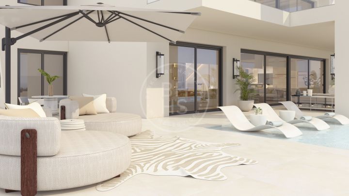 Magnificent contemporary off-plan villa with panoramic sea views in Cortijo de Nagüeles, Marbella