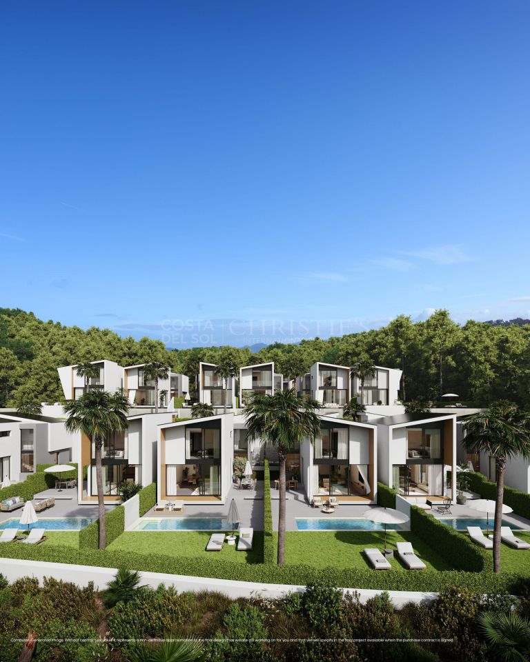 Prachtige en charmante villa met uitzicht op zee en vlakbij het strand in Mijas