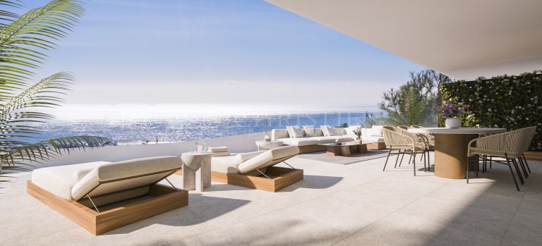 Penthouse met spectaculair uitzicht over de baai van Fuengirola
