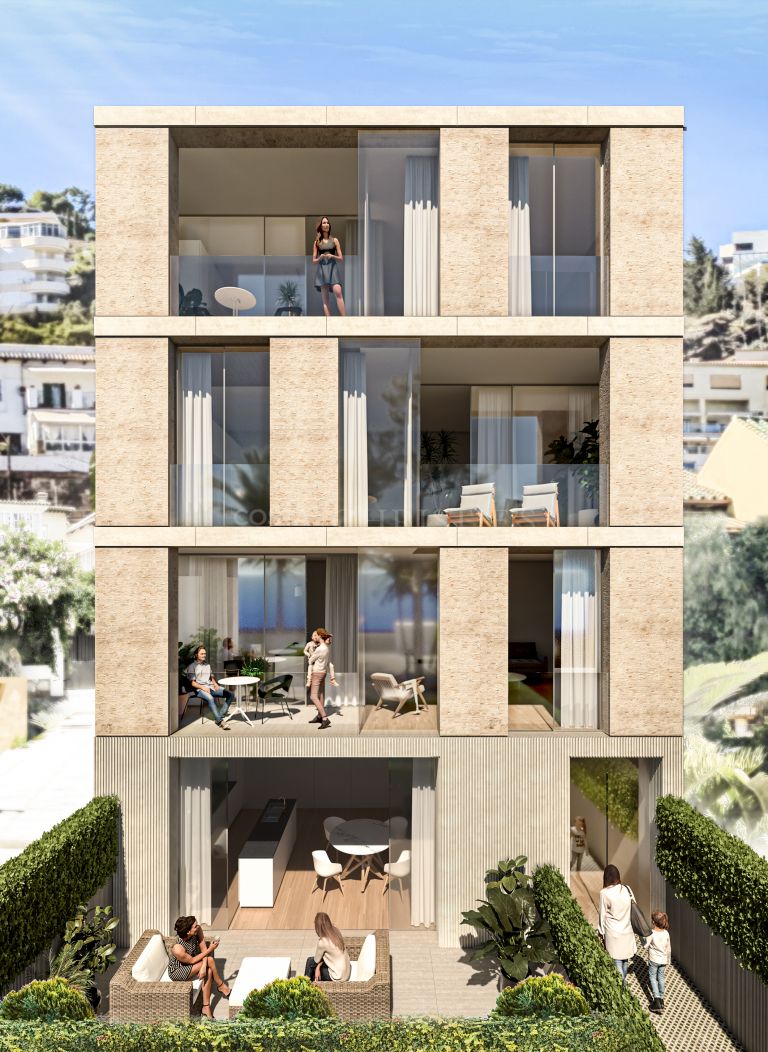 Luxueus penthouse naast de promenade in La Caleta