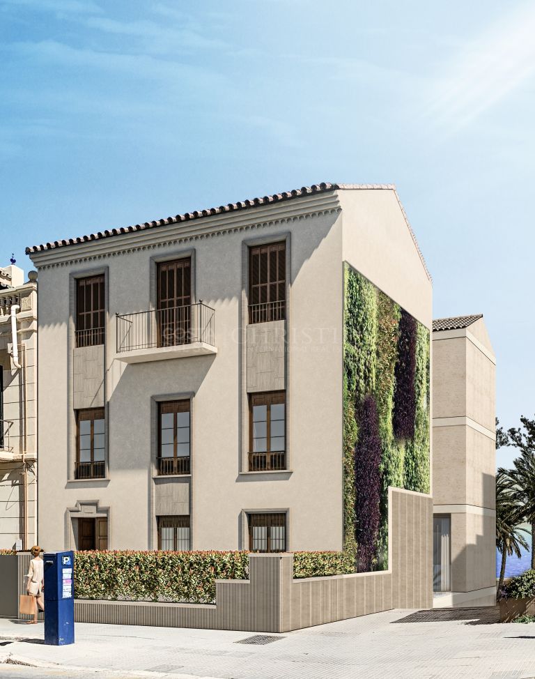 Spektakularny dwupoziomowy apartament na parterze przy nadmorskiej promenadzie w Malaga East