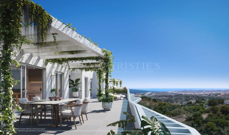 Charming penthouse in complex in harmony with the nature, located in Mijas