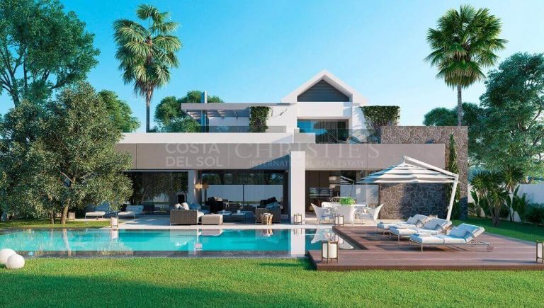 Moderne en lichte villa in de Nieuwe Gouden Mijl, Estepona, dichtbij Marbella