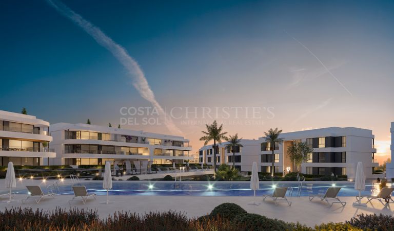 Spectaculaire ultra-moderne duplex in het hart van Estepona's Gouden Driehoek