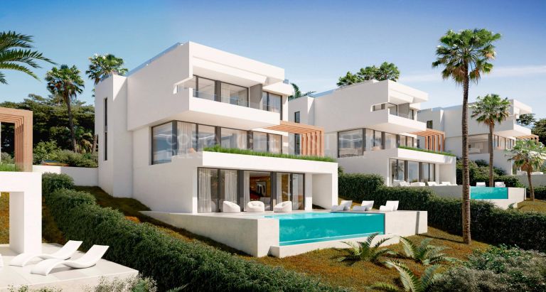 Stijlvolle moderne villa met uitzicht op de golfbaan in La Cala Golf, Mijas