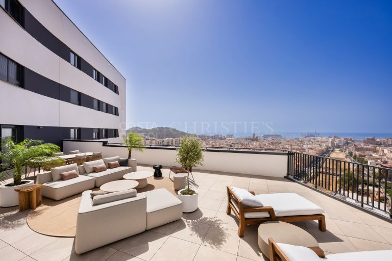 Moderno apartamento en la torre más alta de la ciudad, Málaga centro