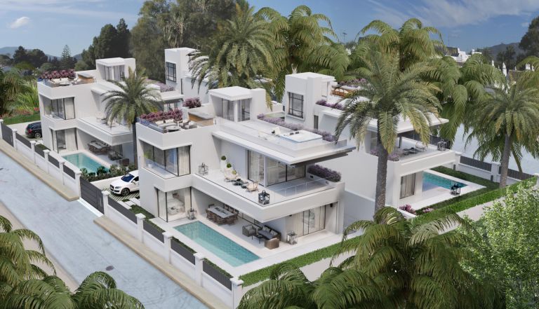 Modern beachside villas