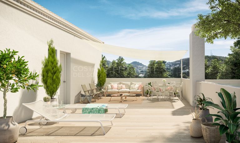 Penthouse in unique building in El Limonar, Malaga