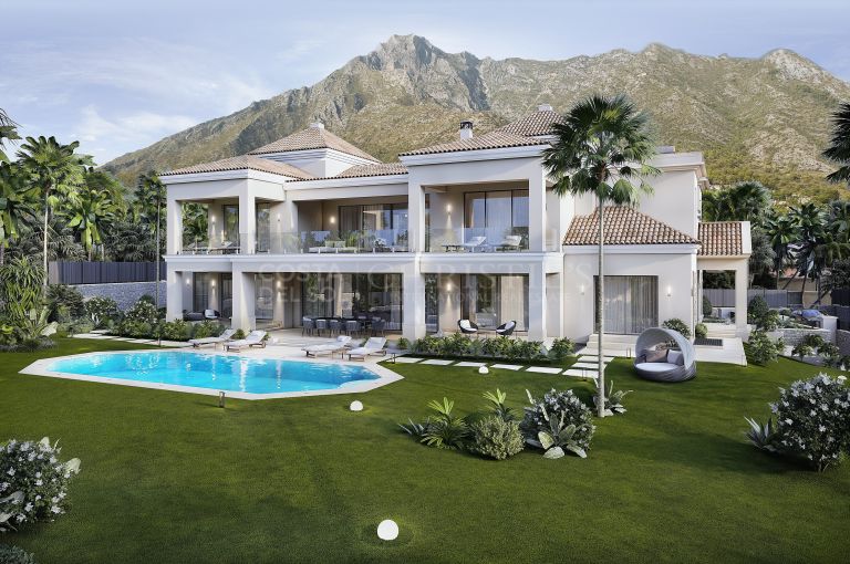 Ruime villa in Andalusische stijl in Sierra Blanca, Golden Mile Marbella