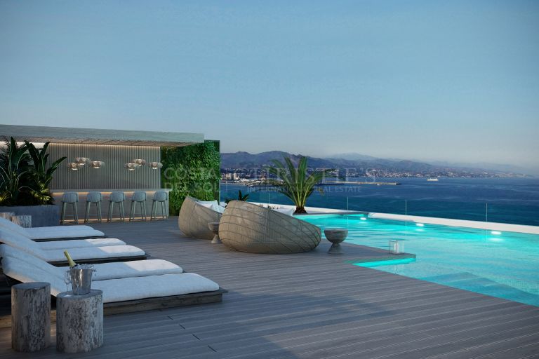 Impresionante apartamento junto a la playa en Málaga.