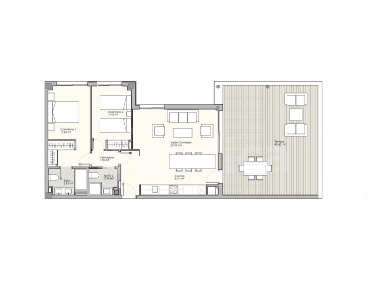 Penthouse for sale in Camarate Golf