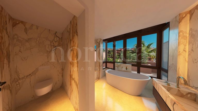 Elegant Andalusian-Style Duplex Penthouse on the Golden Mile