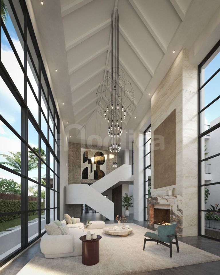 Tomt med Villaprojekt Nära Bekvämligheter