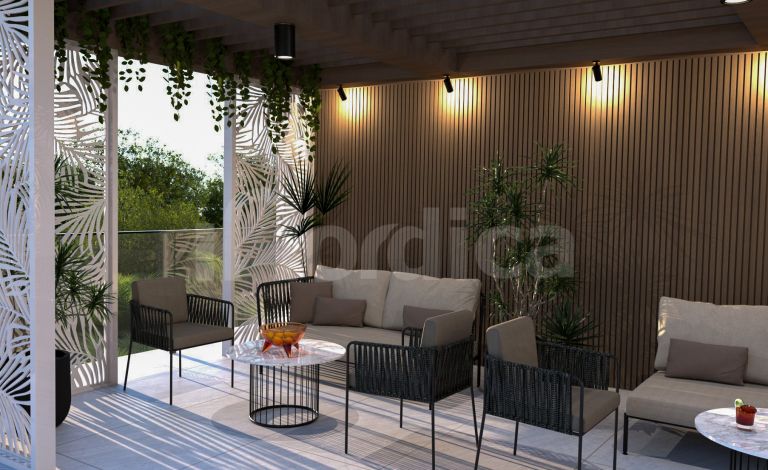 Land with a project and building permit approved