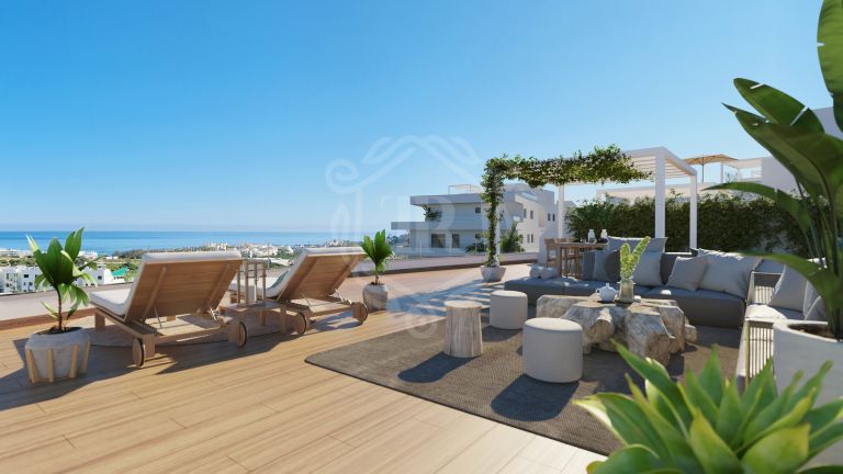 ENCANTADORES APARTAMENTOS CON VISTAS AL MAR EN ZONA PRIVILEGIADA DE ESTEPONA