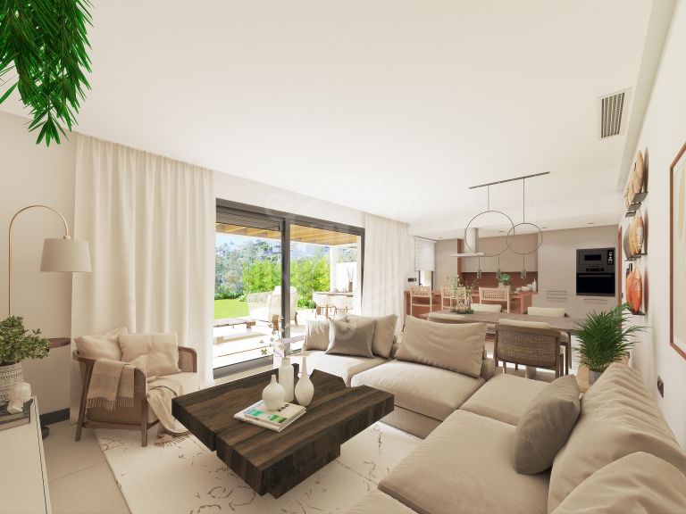 Fantástico apartamento de 3 habitaciones con vistas panorámicas en Nueva Andalucia - Marbella Lake
