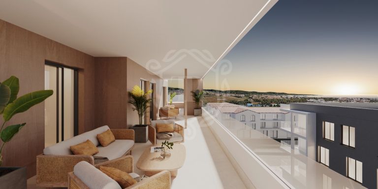 Apartamentos modernos. Áticos con vistas al mar