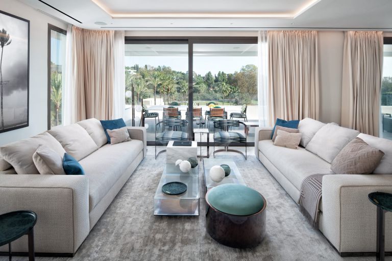 Luxury apartments furnished by FENDI CASA with unique designs in Golden Mile (Marbella)