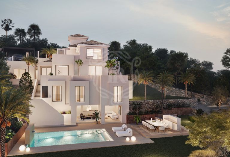 A stunning Andalusian-style villa situated in the Golf Valley of Nueva Andalucia