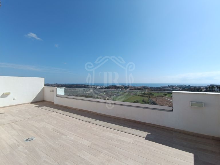 Stunning penthouse and sun deck boasting sweeping panoramic vistas overlooking the sea