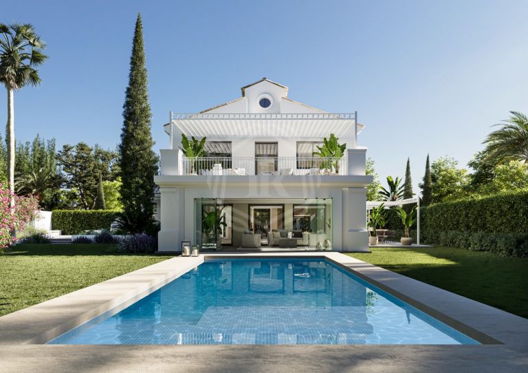 Freshly remodeled villa featuring a modern design.