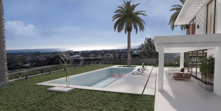 Villa Contemporánea con Vistas Panorámicas al Mar en Los Flamingos