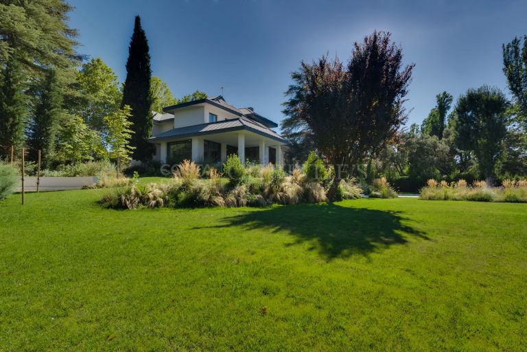 A property with views of the golf course