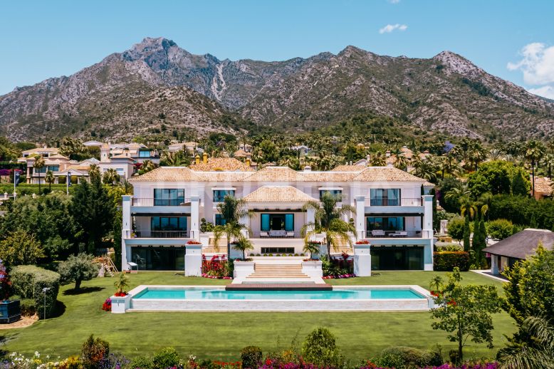 Marbella Goldene Meile, Neue stilvolle, luxuriöse und moderne mediterrane Villa, Sierra Blanca, Marbella