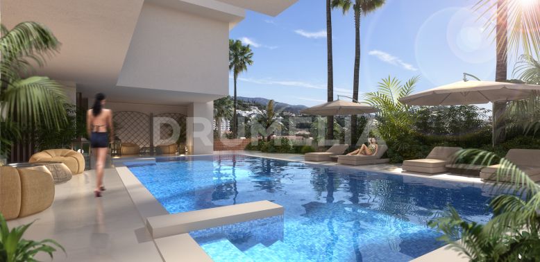 Marbella Öst, Superb ny modern lyxig duplex i exklusiva Rio Real Golf, Marbella Öst