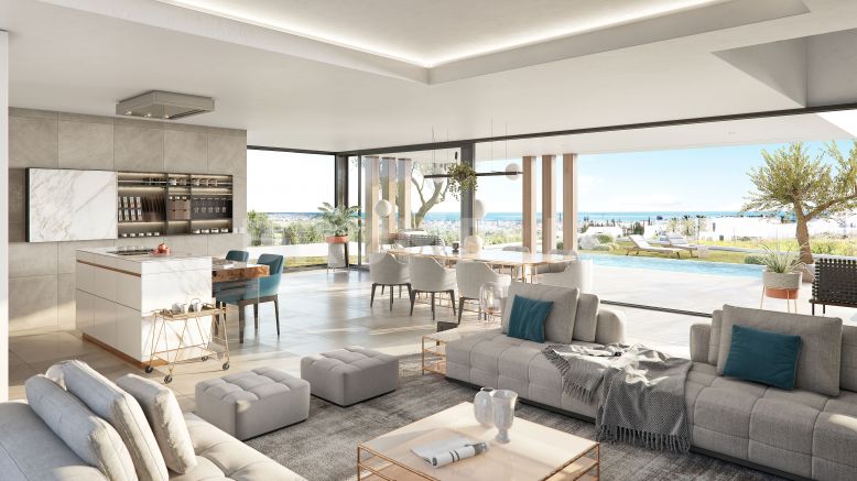 Estepona, Villa moderne unique d'ultra luxe dans un nouveau lotissement d'élite à Cancelada, Estepona.