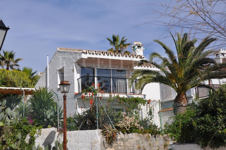 Arena beach, Estepona, frontline beach villa for sale with great sea views