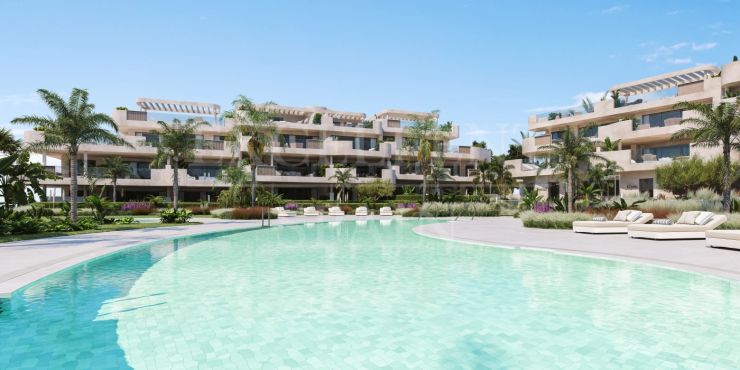 Современные роскошные апартаменты на продажу в Estepona Golf – Idyllic Residences