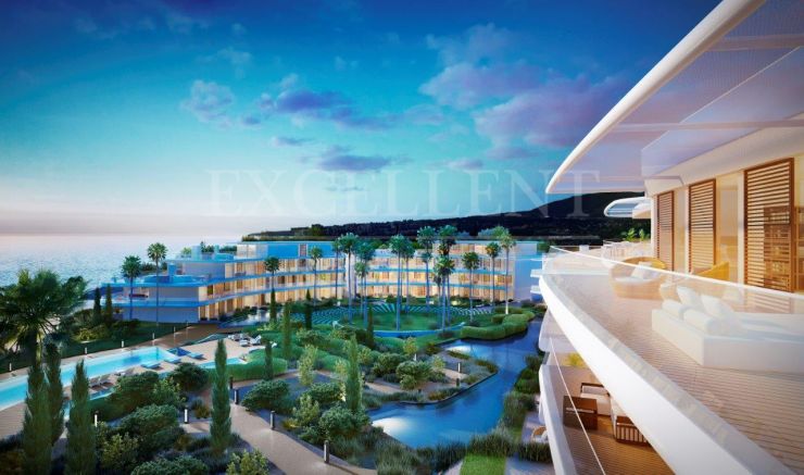 The Edge, Estepona, eerstelijns strand woningen met uitzicht op zee te koop