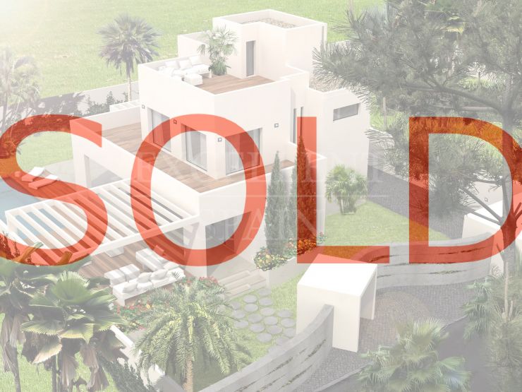 Linda Vista, San Pedro, Costa del Sol, neue zeitgemäße, moderne Villa zum Verkauf