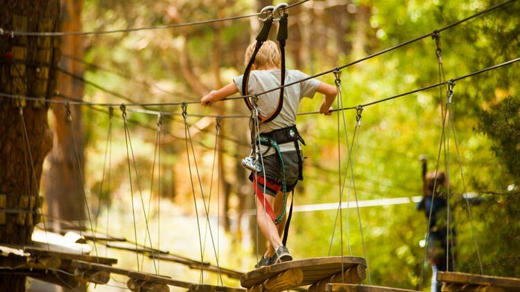 Familienfreundliche Abenteuerparks