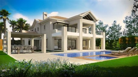 Luxury beachside villa for sale in Marbella Golden Mile