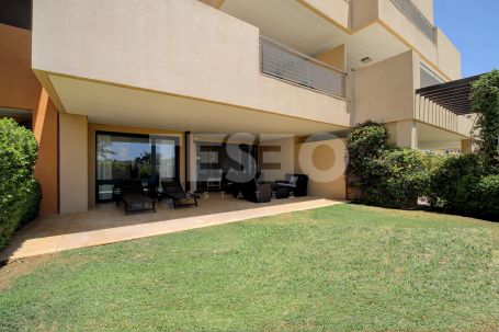 Wonderful Ground Floor Apartment with unique Marina views and private garden in Ribera del Marlin