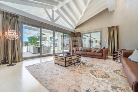 Villa with Spectacular Views Over the Golf Course and the Sea in Sotogrande Alto