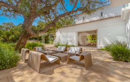 Recently renovated property with a large plot with cork trees and jus 700 meters away from the Beach