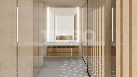 Unique building plot located in a quiet and consolidated area of Sotogrande Alto, with an exclusive contemporary proyect with licence