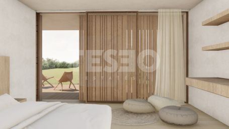 Unique building plot located in a quiet and consolidated area of Sotogrande Alto, with an exclusive contemporary proyect with licence