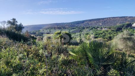 Elevated plot in Sotogrande Alto with panoramic views of the golf course and lake, featuring an approved contemporary project and ready to build.