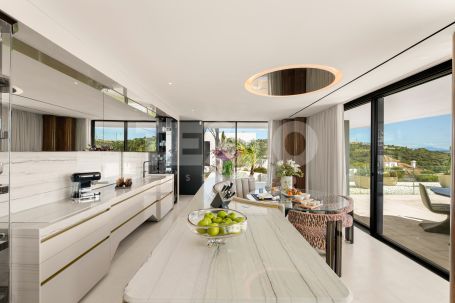 ALDEBARAN, AUSSERGEWÖHNLICHE zeitgenössische Villa mit Panoramablick in La Reserva, Sotogrande
