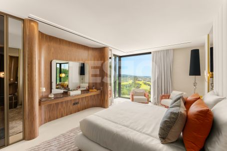ALDEBARAN, AUSSERGEWÖHNLICHE zeitgenössische Villa mit Panoramablick in La Reserva, Sotogrande