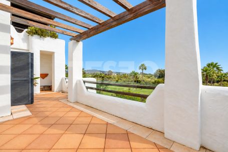 Exclusive south-east facing penthouse with an 80 m² terrace and partial sea views in El Polo de Sotogrande