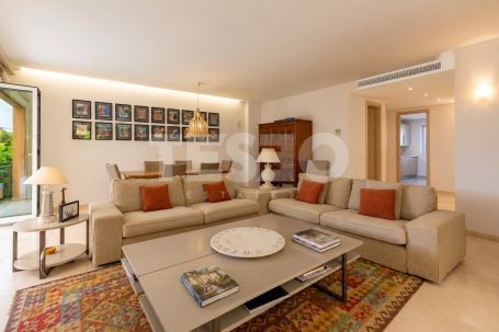 Spacious Ground Floor 3-Bedroom Apartment in Ribera del Marlin, Sotogrande Marina, with Private Garden
